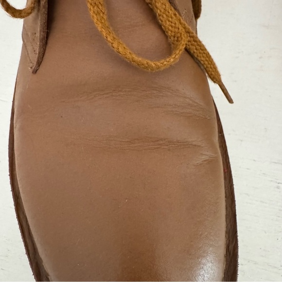 Clarks Bushacre Chukka Boots Brown Leather Comfort Shoes Men's Size 10 - Picture 4 of 12